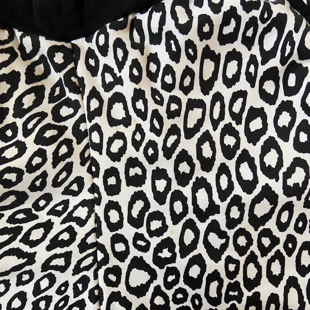 Jeremy Scott x Adidas Black and White Leopard Track Joggers - Picture 4 of 11